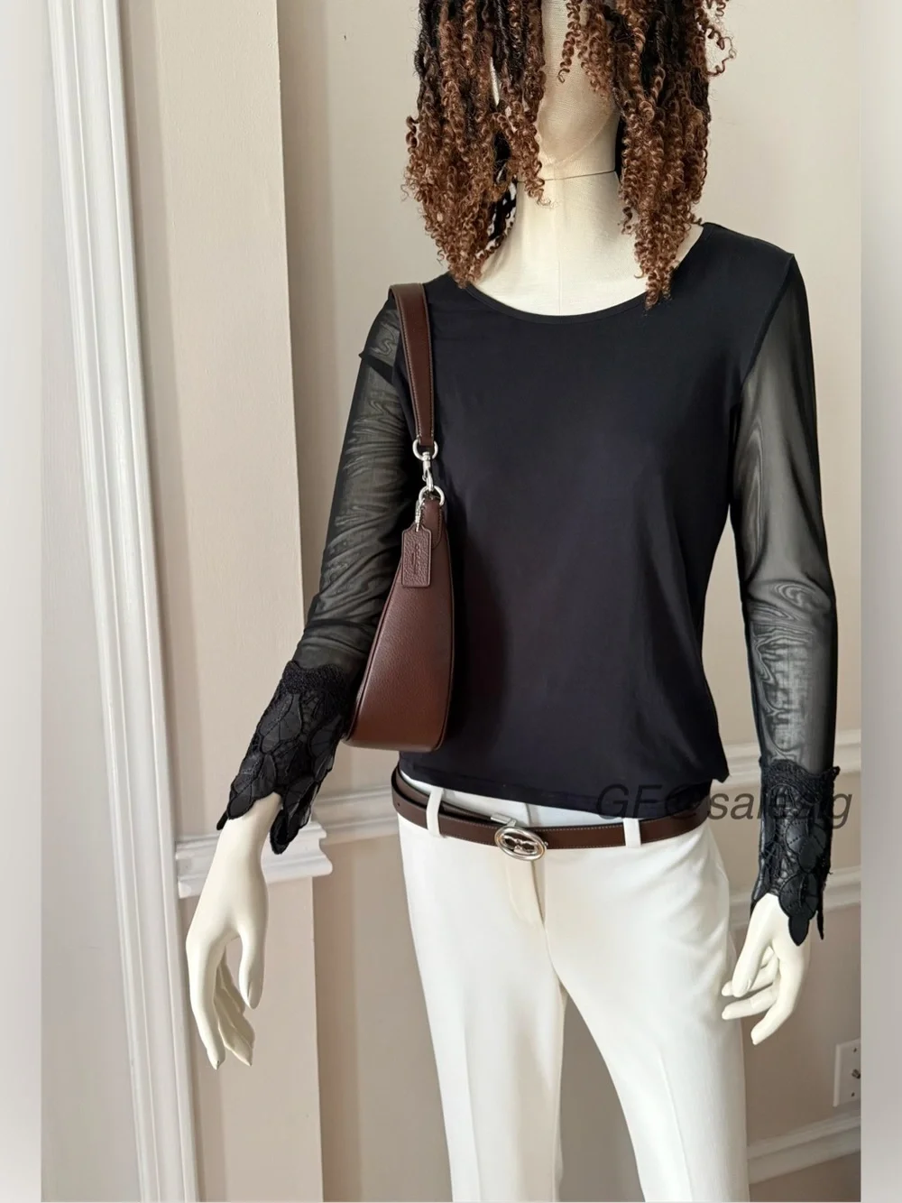 NWT Coach Refined Calf Leather Reversible Belt Silver/Black/Maple 25mm